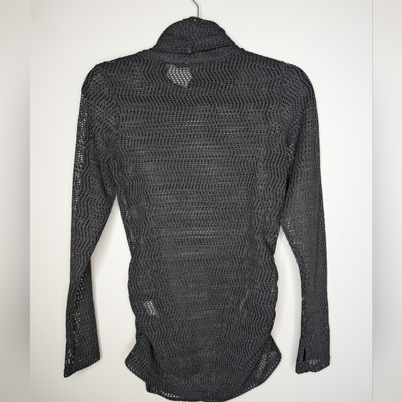 Kozan Black Mesh Turtleneck sz S - Picture 6 of 8